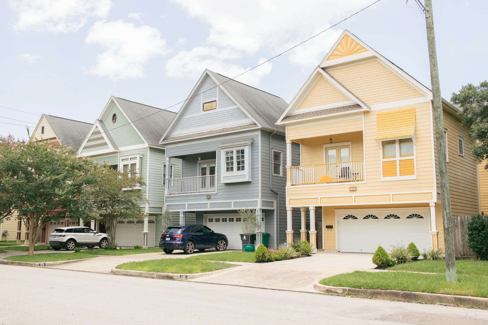 Round Rock, Texas residential neighborhood in Central Texas